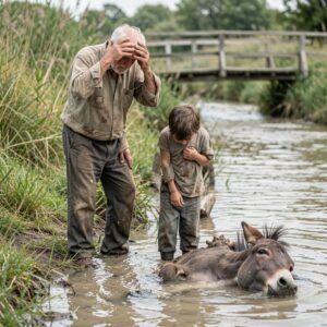 A Boy, A Man & A Donkey