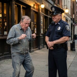 Drunk Walks Out of a Bar