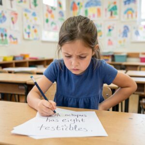 Children Writing About the Ocean