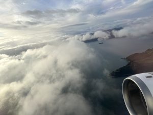 a close up of clouds in the sky