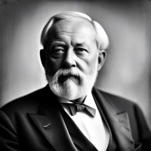 a man wearing a suit and tie smiling at the camera