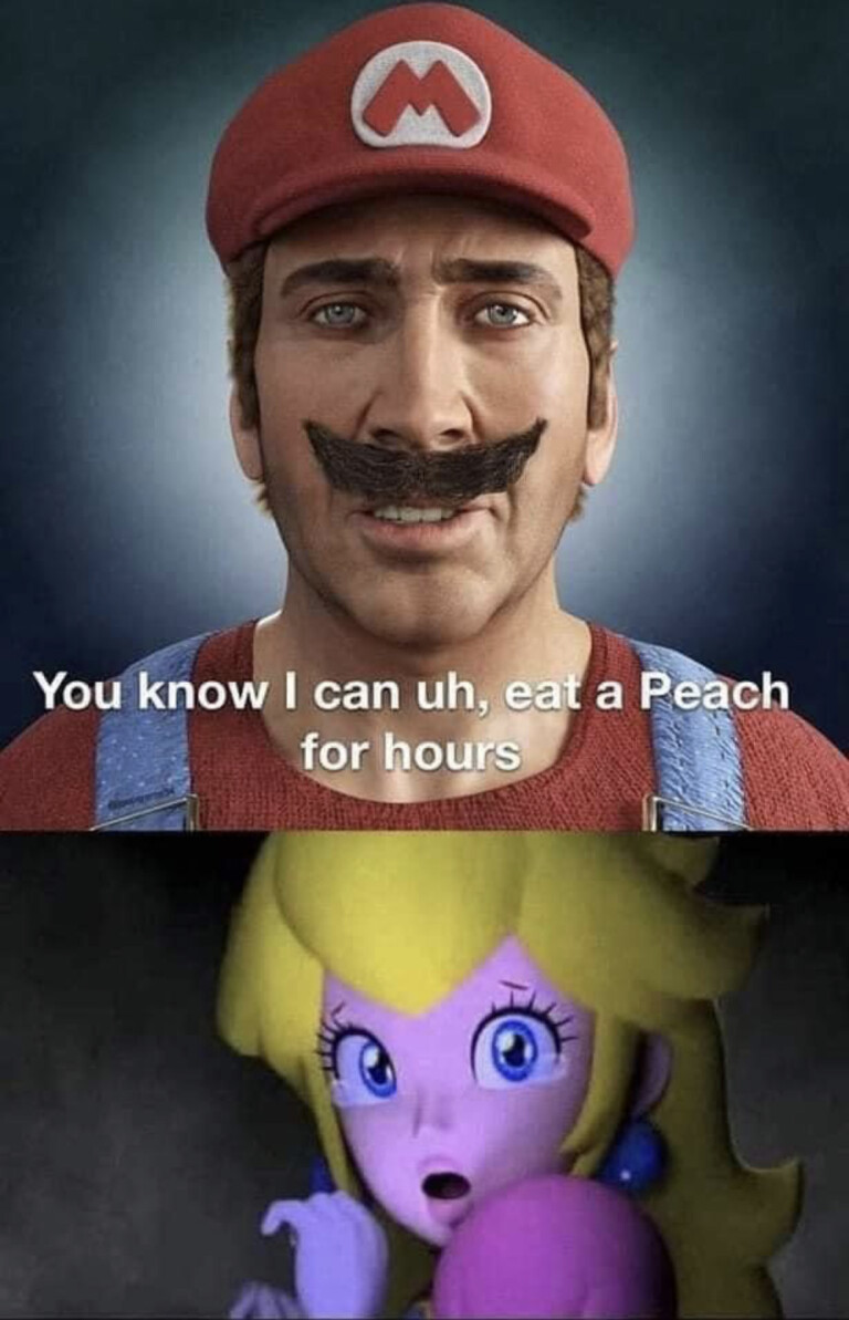 Mario Can Eat a Peach for Hours The Kumachan